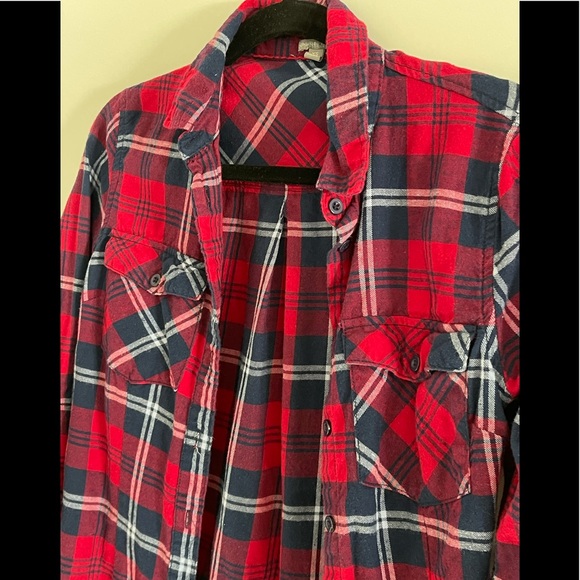 Plaid button up - Picture 3 of 3